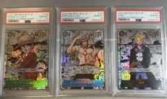 受け継がれる意志 コミパラ PSA10 3連番 ルフィ　エース　サボ
