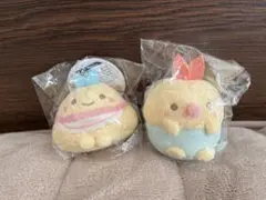 すみっコベビー　ボールチェーン付きみにっコぬいぐるみ　えび/あじ