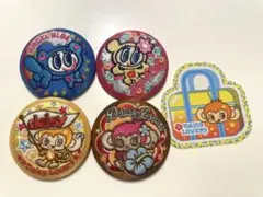 ナルミヤキャラクターズ刺繍缶バッジ4個(エンジェルブルー/デイジーラヴァーズ)