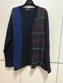 COMME des GARÇONS HOMME PLUS　 縮絨 チェックニットのサムネイル