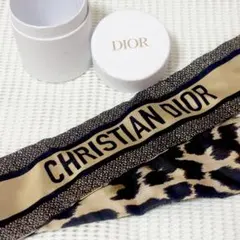 Dior シルク スカーフ ミッツァ レオパード 限定 ディオール ヒョウ柄