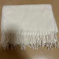 白　マフラー　OZOC
