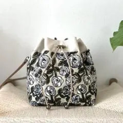 x)ミナペルホネン☆ハンドメイド 肩掛けバッグ大(rosy) rosy kostea - minä perhonen