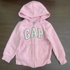 babyGap ピンク フード付き　パーカー　2歳　95 90 上着　アウター
