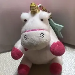 USJ ユニバ ユニコーン フラッフィ Fluffy ぬいぐるみ キーホルダー