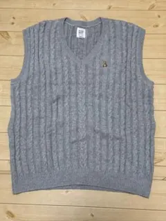 GAP kids◆ニットベスト　160 XXL ライトグレー