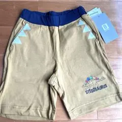 新品　未使用　タグ付き　４分丈パンツ　ハーフパンツ　短パン　恐竜