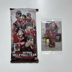 男子バレー バレーボール ウエハース メタリックプラカード グッズ 西本