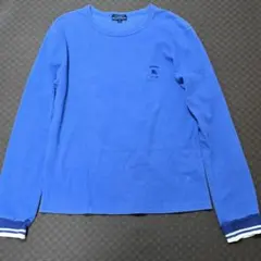 バーバリーブルーレーベル BURBERRY トレーナー カットソー L 青