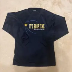 XG Lサイズ　バスケットボール 長袖Tシャツ ネイビーのサムネイル