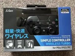 アクラスPS4/PS3/PC用 シンプルコントローラー ワイヤレスターボのサムネイル
