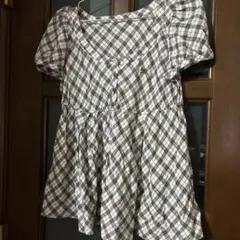 美品 BURBERRY BLUE LABEL ノバチェック チュニックブラウスのサムネイル