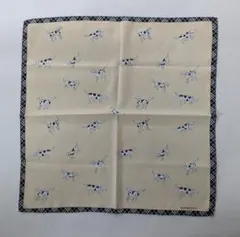 バーバリー BURBERRY 犬プリント ハンカチ 49×49cm