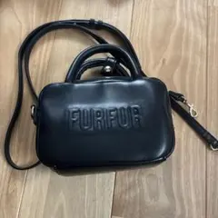 furfur マイクロスクエアボストンバッグ