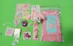 サンリオ マイメロディ マスコット　爪切り　シール 虫よけ　プレミアムマスコット