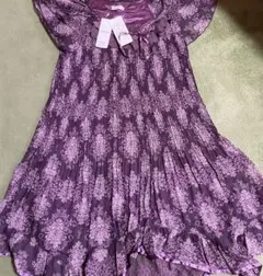 ⭐️アクシーズファム⭐️オーナメント柄イレヘムワンピース