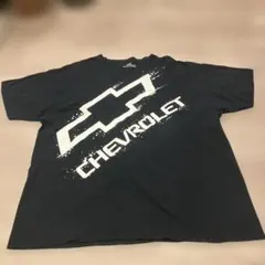 CHEVROLET シボレー 企業ロゴ Tシャツ ビッグロゴ2XLオーバーサイズ