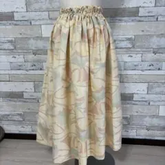 大島紬リメイクスカート