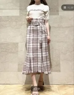 snidel サマーツイードマーメイドスカート