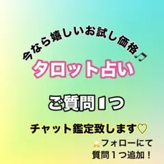 タロット占い　⭐️匿名配送　チャット　鑑定　24時間以内返信　お悩み　相談