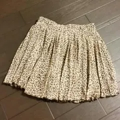 【超絶美品】INGNI(イング)レオパード柄プリーツミニスカート