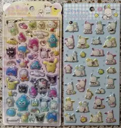 正規品　サンリオ　キャラクターズ　うるちゅる　ポップシール　ぷくっとシール