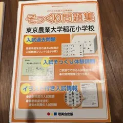 新品】東京農業大学稲花小学校 そっくり問題集 2027年度入試準備版