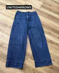 【美品】ユナイテッドアローズ ワイドデニム 38 Mのサムネイル