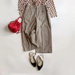 ヒューマンウーマン TOPツイルストレッチパンツ human woman