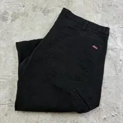 Dickies　デニムパンツ　W38 L29　ブラック　古着　ストレートのサムネイル