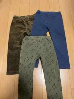 【まとめ売り】ユニクロレギンス 3点セット 100cm