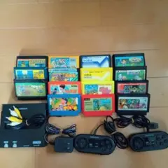 ネオファミ（ファミコン互換器）カセット17本