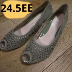 人気☆ ヒール７cm☆ ネオリズム 24.5EEオープントゥのサムネイル