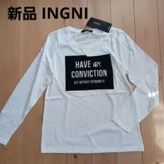 新品 INGNI イング ボックスロゴロングTシャツ 長袖 M
