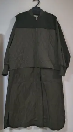 セール中★キルティングベスト付き3wayロングコート