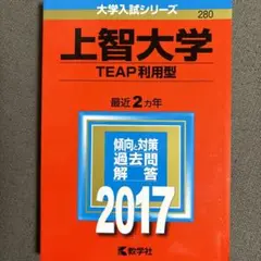 上智大学 赤本 TEAP利用型 2017