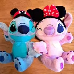 ディズニーランド　スティッチ&エンジェル　ペアぬいぐるみ　リロ&スティッチ