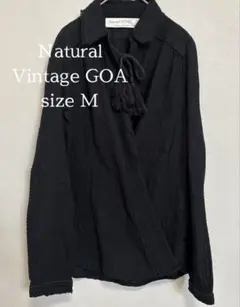Natural VintageGOA レースブラウス 2WAY カシュクールM