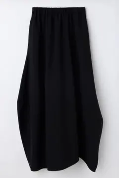 ENFOLD FORM SKIRT BLACK 36