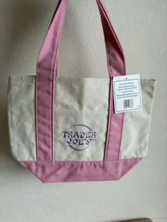 TRADER JOE'S ミニトートバッグ ピンク