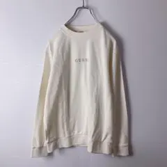 美品　GUESS スウェット　トレーナー　薄手　メンズ　古着のサムネイル