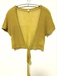 超美品✨透かし編みボレロ カーディガン❣️✨00's／y2k／平成ギャル／グランジ