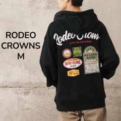 《RODEO CROWNS》メンズSIGNSパーカー ブラック