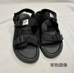 27.5 サンダル 厚底 ブラック スポーツサンダル ビーチサンダル アウトドアのサムネイル