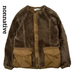 ノンネイティブ TROOPER CARDIGAN フリースジャケット ボア