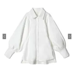 グレイル　GRL 白シャツ　ブラウス　長袖　レディース　フリーサイズ