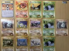 ポケカ旧裏　ジムリーダータケシのポケモン　大量セット　レア（キラ）　マーク無有