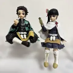 鬼滅の刃 竈門炭治郎 栗花落カナヲ　ちょこのせフィギュア　おにぎり　2体セット