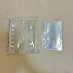 【新品】A7 シール帳 6穴 クリアリフィル10枚付き シール交換 収納 保管