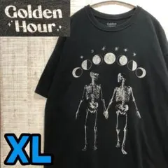 5T8638 Golden Hour Tシャツ スカル　グラフィック　古着のサムネイル